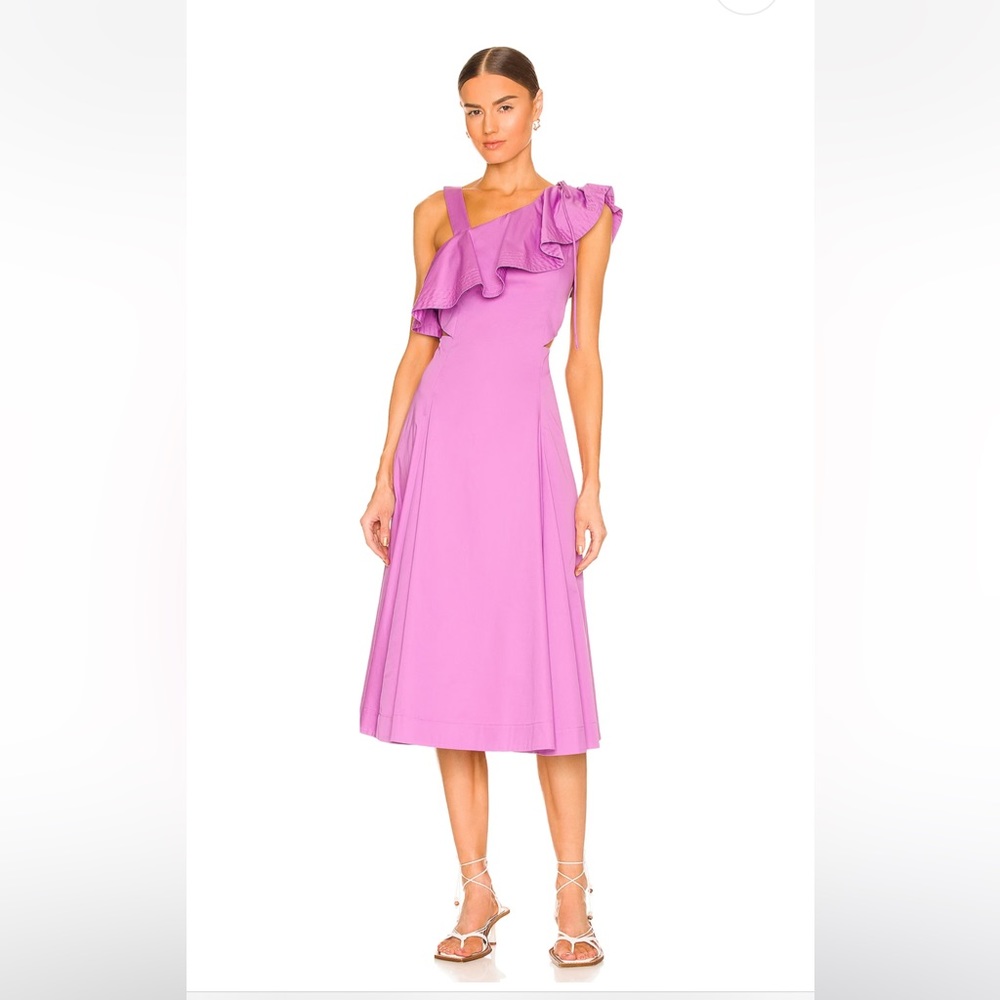 Veronica Beard revolve Beilla Dress vivid orchid purple size 0 new with tags